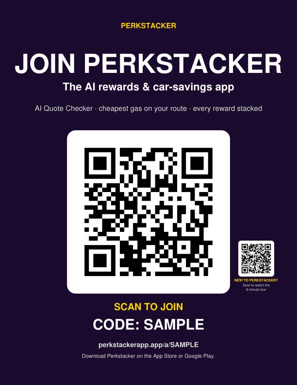 Sample letter-size QR poster